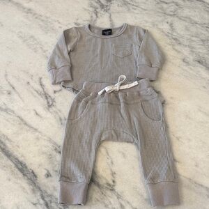 Little Bipsy Gray Kids Matching Set